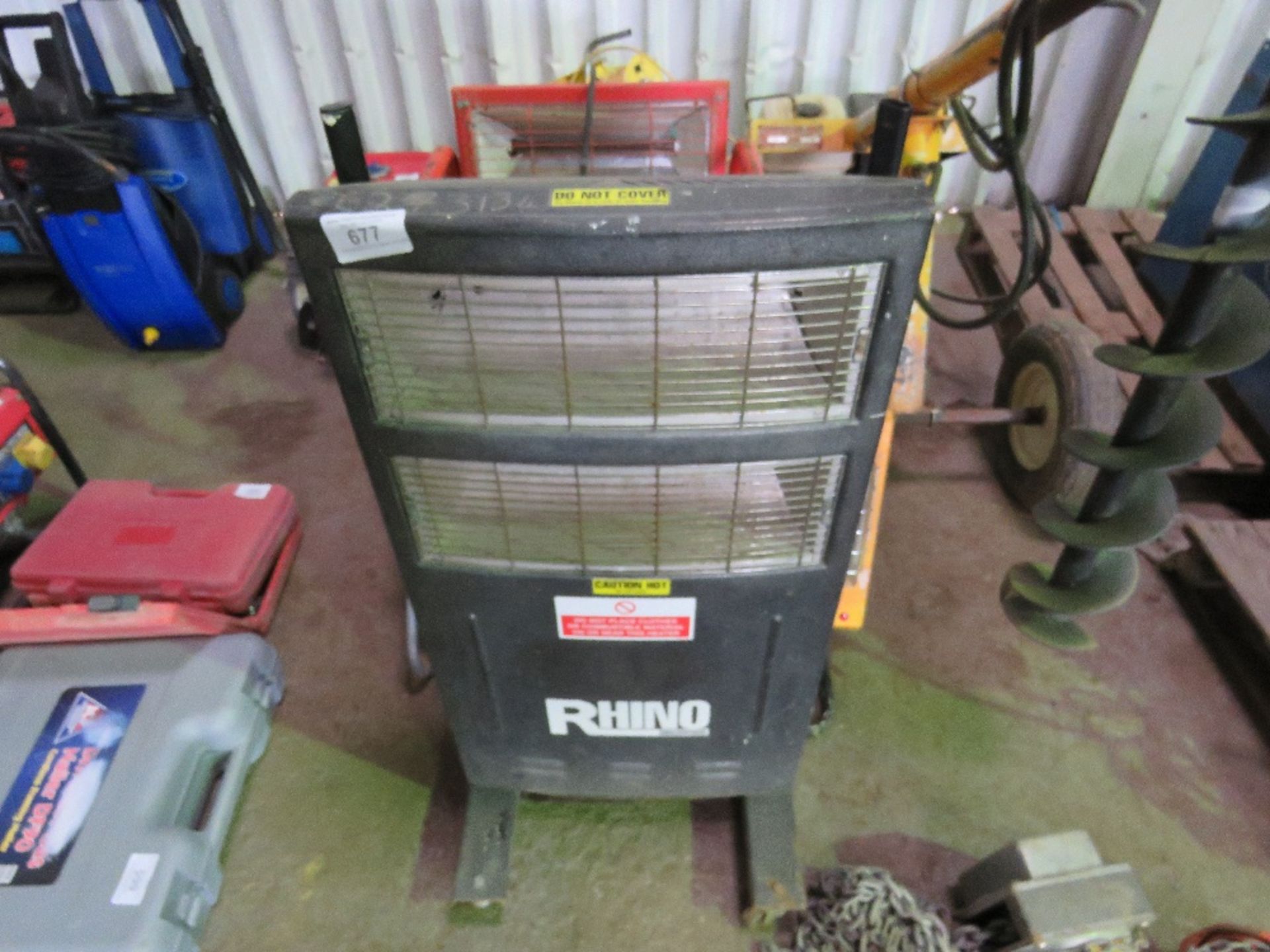 4 X ASSORTED RADIANT HEATERS. - Image 2 of 2