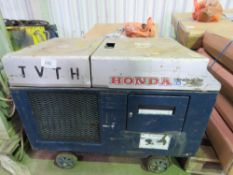 HONDA EX5500 PETROL ENGINED SILENCED GENERATOR.