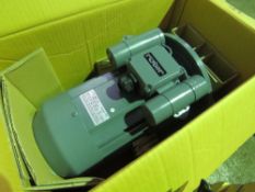 PALLET CONTAINING 8 X 2.2KW ELECTRIC MOTORS. 230 VOLT POWERED. BOXED/PACKAGED. BELIEVED TO BE NEW/U