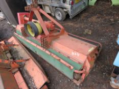 FRONT MOUNTED TRACTOR FLAIL MOWER, CARROY-GIRADON. 2M WIDE WITH ROLLERS. DIRECT EX LOCAL COMPANY DOI