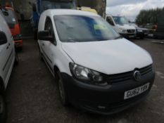 VOLKSWAGEN CADDY C20 PANEL VAN, WHITE. REG:GU62 YBW. DIRECT FROM LOCAL COMPANY. WHEN TESTED WAS SEEN