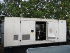 FG WILSON XD250P1 250KVA RATED GENERATOR. YEAR 2005. PERKINS ENGINE. 9983 REC HRS. WHEN TESTED WAS S