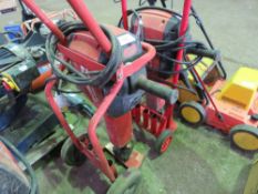 HILTI TE3000AVR HEAVY BREAKER ON TROLLEY. WHEN TESTED WAS SEEN TO RUN AND VIBRATE.