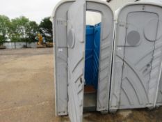 PORTABLE TOILET SHELL, IDEAL FOR CONVERSION TO SHOWER OR MAINS TOILET.