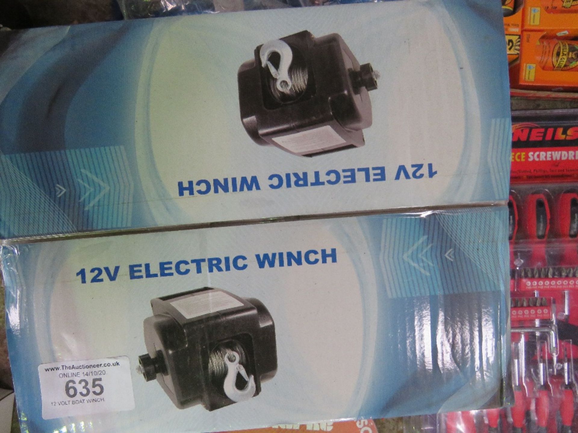 12 VOLT BOAT WINCH. - Image 2 of 2