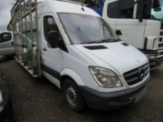 MERCEDES SPRINTER LWB PANEL VAN REG: OY09 ATN. 342,829 REC MILES. FULL LENGTH GLASS CARRIER.