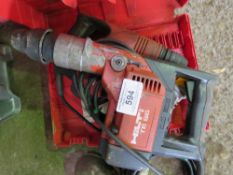 2 X HILTI 110V BREAKERS. DIRECT FROM LOCAL COMPANY AS PART OF THEIR ONGOING FLEET MANAGEMENT RENEWAL