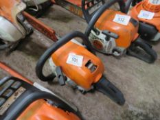 STIHL MS171 14" PETROL CHAINSAW. DIRECT FROM LOCAL COMPANY AS PART OF THEIR ONGOING FLEET MANAGEMENT