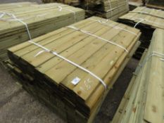 LARGE PACK OF FEATHER EDGE FENCE CLADDING TIMBER @ 1.65M LENGTH X 10.5CM WIDE APPROX