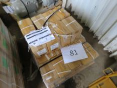 PALLET CONTAINING 27 X 0.18KW ELECTRIC MOTORS. SOURCED FROM A LARGE MANUFACTURING COMPANY AS PART