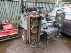 HAYTER LT324 4WD TRIPLE MOWER. 3693REC HOURS, YEAR 2009. REG:LK59 JFX WITH V5. WHEN TESTED WAS SEEN