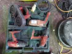 4 X ASSORTED HILTI TOOLS INCLUDING GLASS CARRIER.