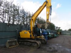 JCB JS160LC 16 TONNE EXCAVATOR, DELIVERED NEW IN 2014. SUPPLIED WITH 2 BUCKETS. STRAIGHT FROM SITE.