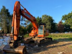 Daewoo 220 LC-V excavator with 4no. buckets, 22 TONNE RATED,yr2002, 12,000 rec.hrs APPROX .STILL IN