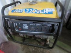 CRAFT 2200LR GENERATOR.