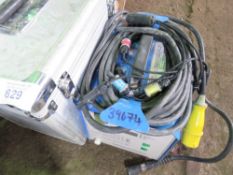 1 X UNIVERSAL S-315 110VOLT 2470W DRAINAGE PIPE FUSION WELDER UNIT. IN CASE WITH CABLES ETC.