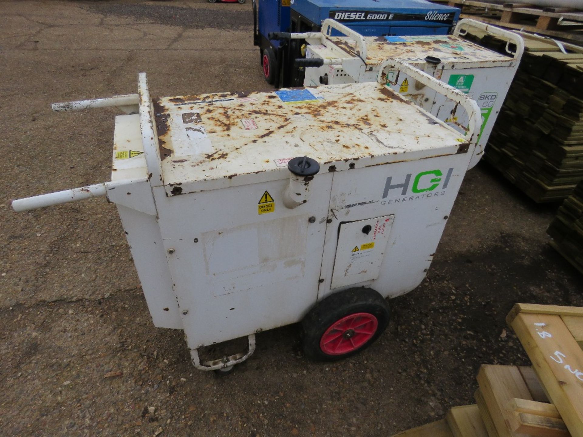 HGI SKD60 6KVA BARROW GENERATOR. - Image 2 of 5