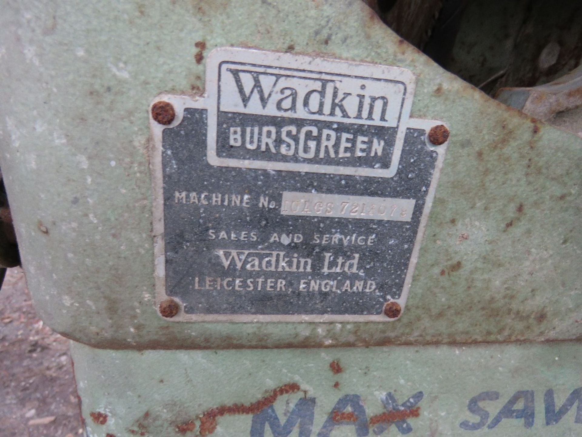 WADKIN BURSGREEN SAW TABLE. - Image 2 of 5