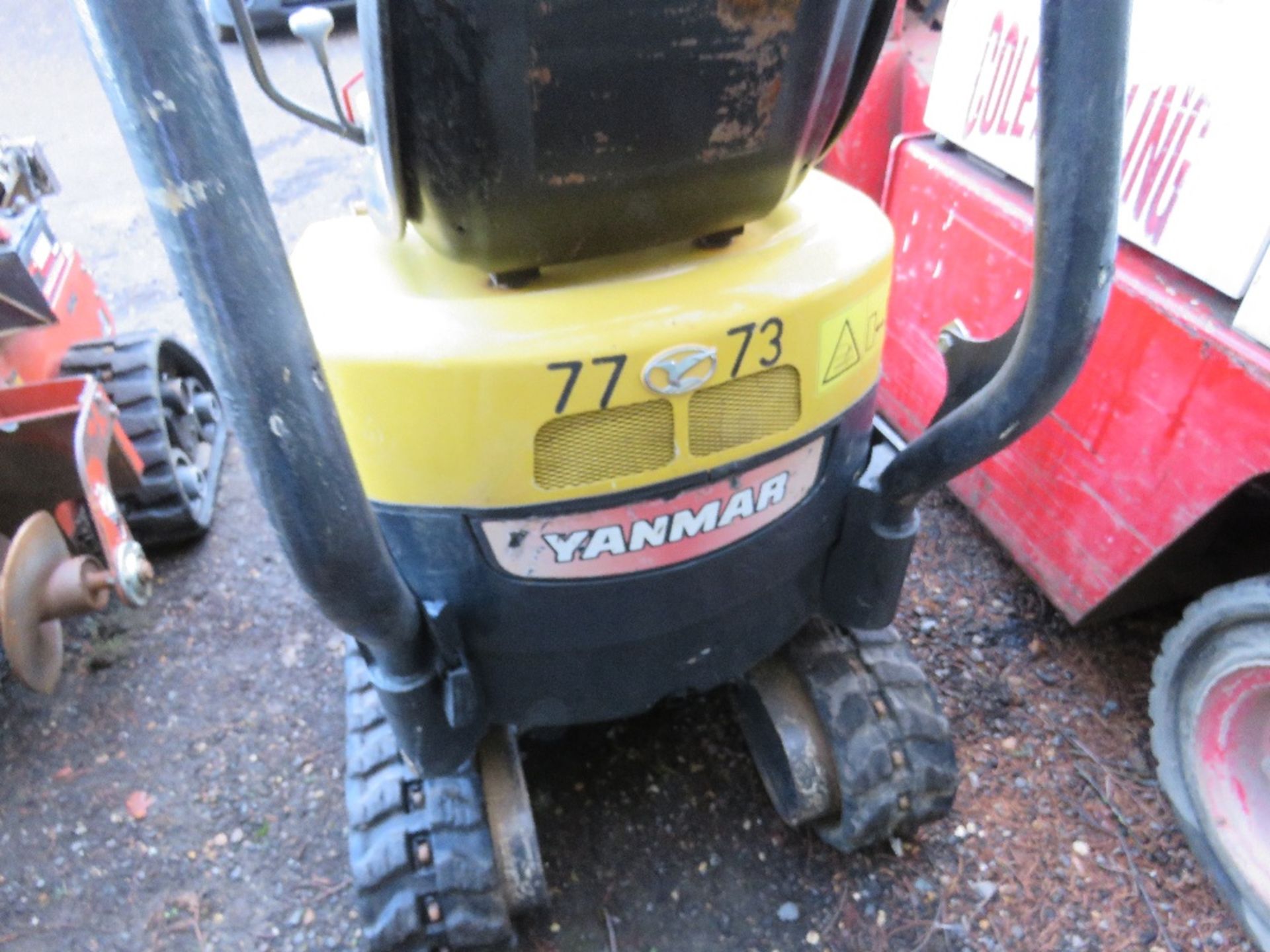 YANMAR SV08 MICRO EXCAVATOR YEAR 2014. 2 X BUCKETS. 1750 REC HOURS. DIRECT FROM LOCAL COMPANY AS PAR - Image 7 of 8