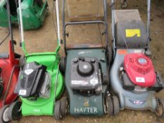 HAYTER HARRIER MOWER NO COLLECTOR BAG.