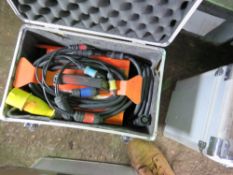 1 X UNIVERSAL S-315 110VOLT 2470W DRAINAGE PIPE FUSION WELDER UNIT. IN CASE WITH CABLES ETC.