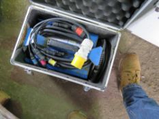 1 X UNIVERSAL S-315 110VOLT 2470W DRAINAGE PIPE FUSION WELDER UNIT. IN CASE WITH CABLES ETC.