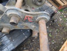 PLADDET CW05-M6 EXCAVATOR QUICK HITCH UNIT ON 30MM PINS, YEAR 2015. UNTESTED.