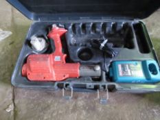 RIDGID RP300-B BATTERY POWERED CRIMPING GUN. NO HEADS. UNTESTED, CONDITION UNKNOWN.