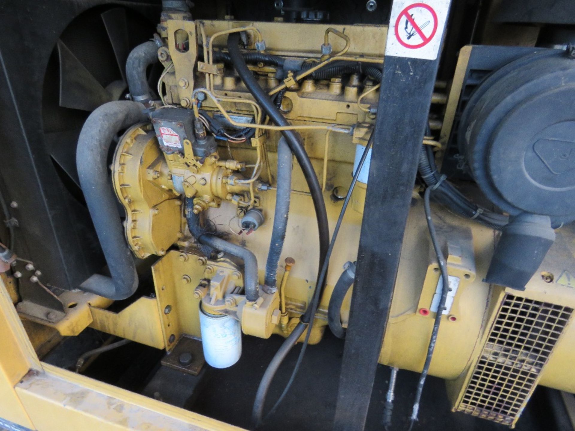 OLYMPIAN 65KVA SILENCED GENERATOR. MODEL GEP65-3, YEAR 2000. PERKINS ENGINE (BELIEVED TO HAVE BEEN R - Image 2 of 7