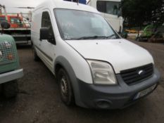 FORD TRANSIT CONNECT PANEL VAN REG: EF11 OXZ. DIRECT FROM LOCAL COMPANY, DESCRIBED AS BEING S "LAZY