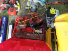 4 X ASSORTED HILTI TOOLS, NO BATTERIES. SOURCED FROM DEPOT CLEARANCE DUE TO A CHANGE IN COMPANY POLI