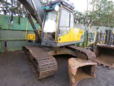 bid increment now £200 VOLVO EC240 CNL 26TONNE EXCAVATOR, YEAR 2008. 5201 REC HRS