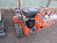 DITCH WITCH RT12 PETROL ENGINED CHAIN TRENCHER, YEAR 2010 BUILD. 1158 REC HRS. DIRECT FROM LOCAL CO