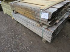 2 X BUNDLES OF CLADDING TIMBERS.