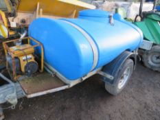 WESTERN WATER BOWSER WITH ROBIN PUMP FITTED.