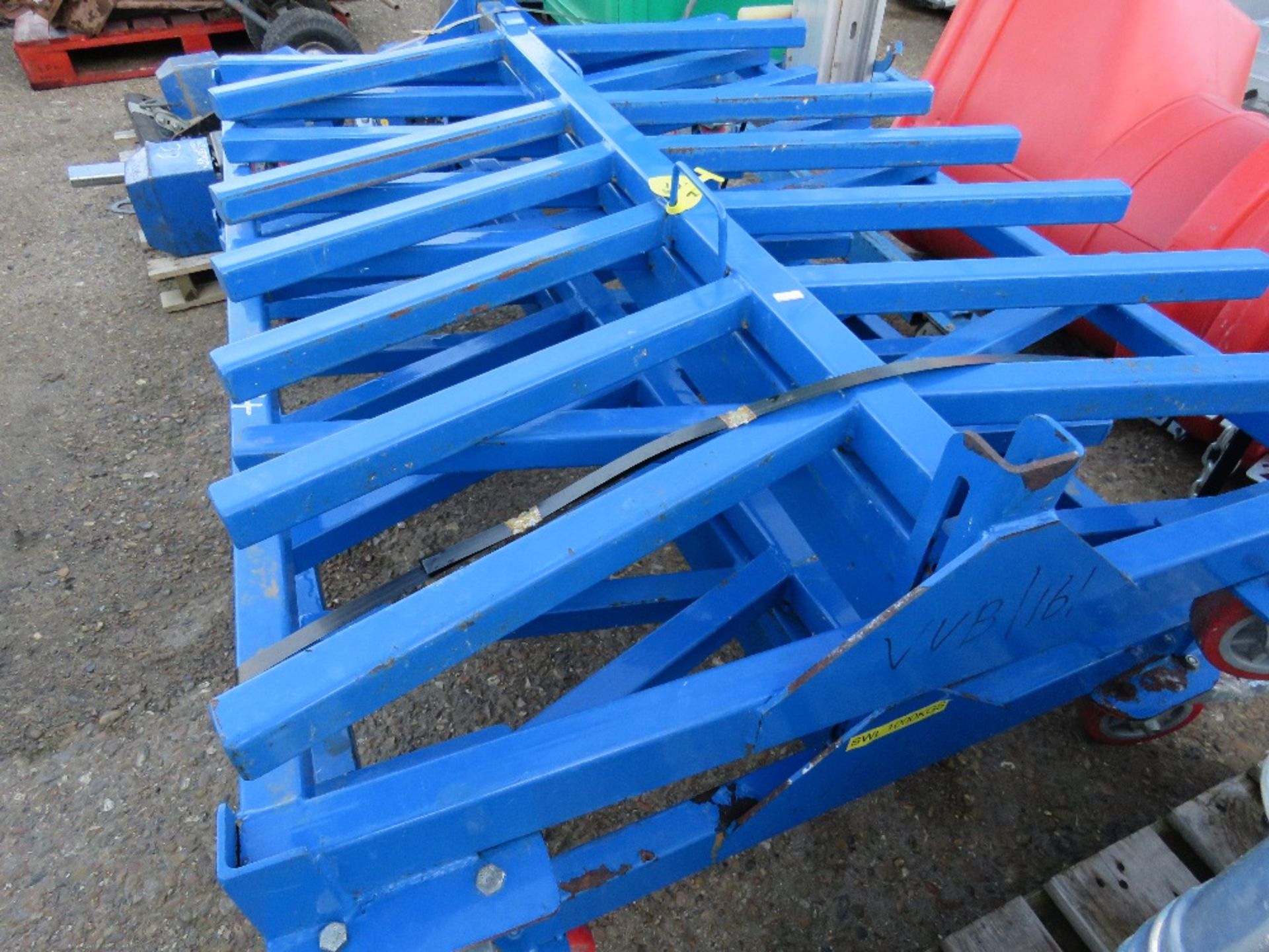 2 X WHEELED PIPE STAND TROLLEYS. SOURCED FROM LOCAL DEPOT CLEARANCE DUE TO A CHANGE IN POLICY. - Image 3 of 3