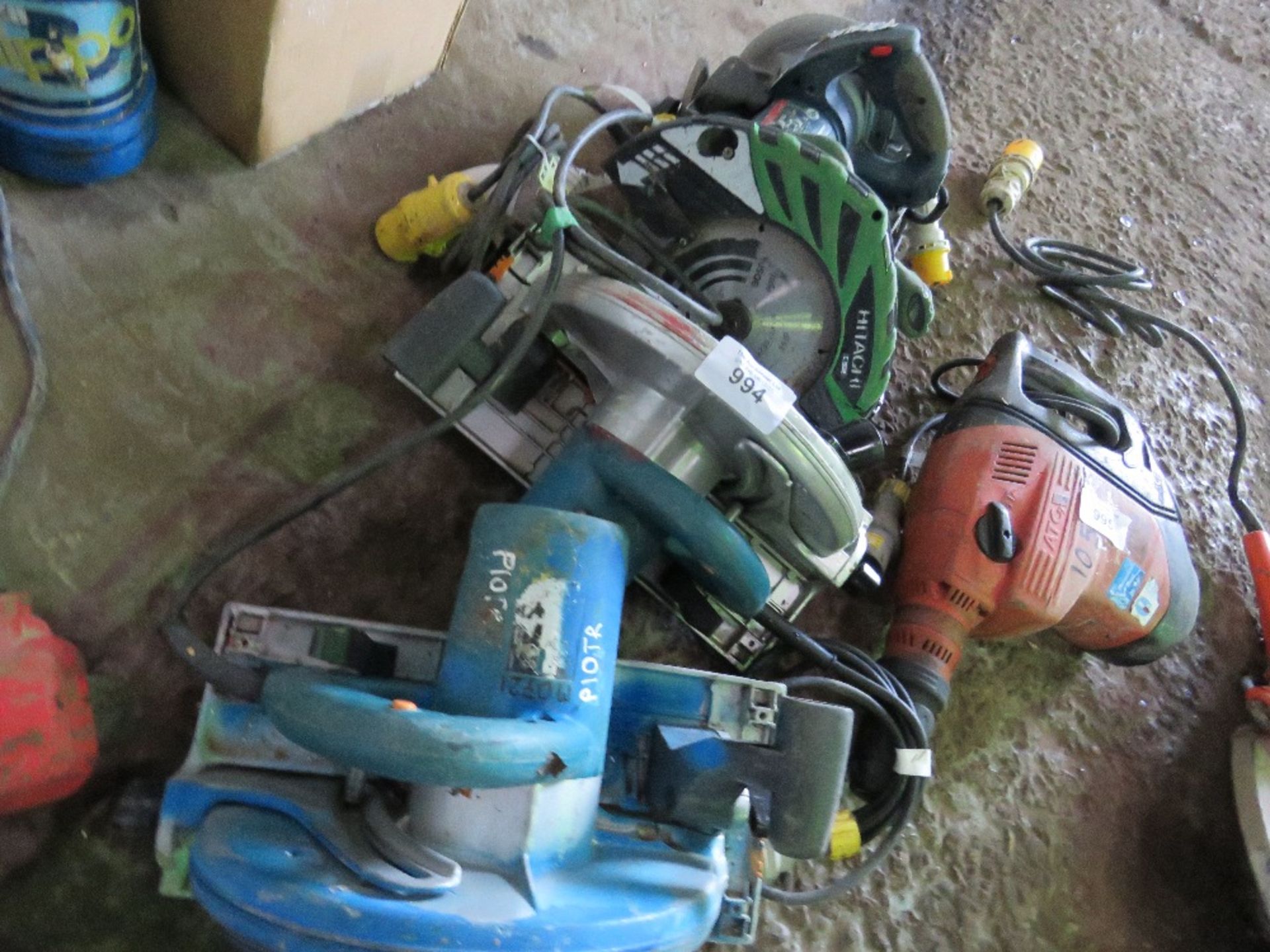 4 X CIRCULAR SAWS, CONDITION UNKNOWN. - Image 2 of 2