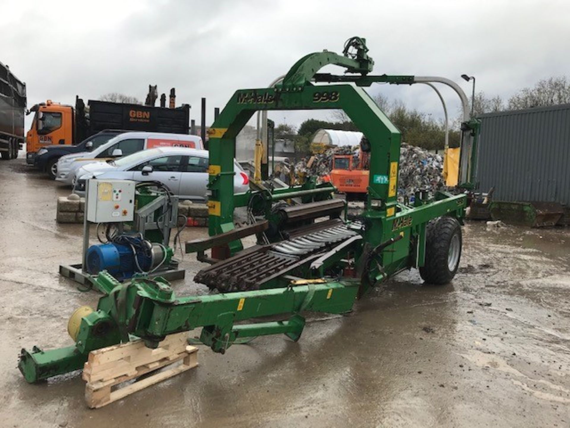 McHALE 998 TOWED SILAGE BALE WRAPPER UNIT, YEAR 2014. - Image 3 of 13