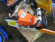 DEKO PETROL ENGINED CHAINSAW, UNUSED.