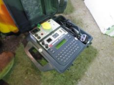 MEGGER PAT4DVF/3 PORTABLE APPLIANCE UNIT. SOURCED FROM DEPOT CLEARANCE DUE TO A CHANGE IN COMPANY P