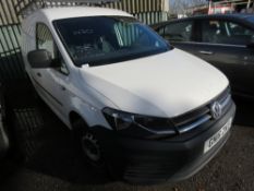 VOLKSWAGEN CADDY MANUAL VAN. REG:GN16 ZKO. 159,830 REC MILES. WHEN TESTED WAS SEEN TO DRIVE, STEER A