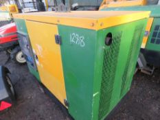 bid increment now £50 BRUNO GX220 SKID GENERATOR SET, YEAR 2007. PERKINS ENGINE.