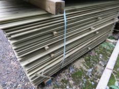 LARGE PACK OF SHIPLAP CLADDING TIMBERS, 1.73M X 0.10M APPROX.