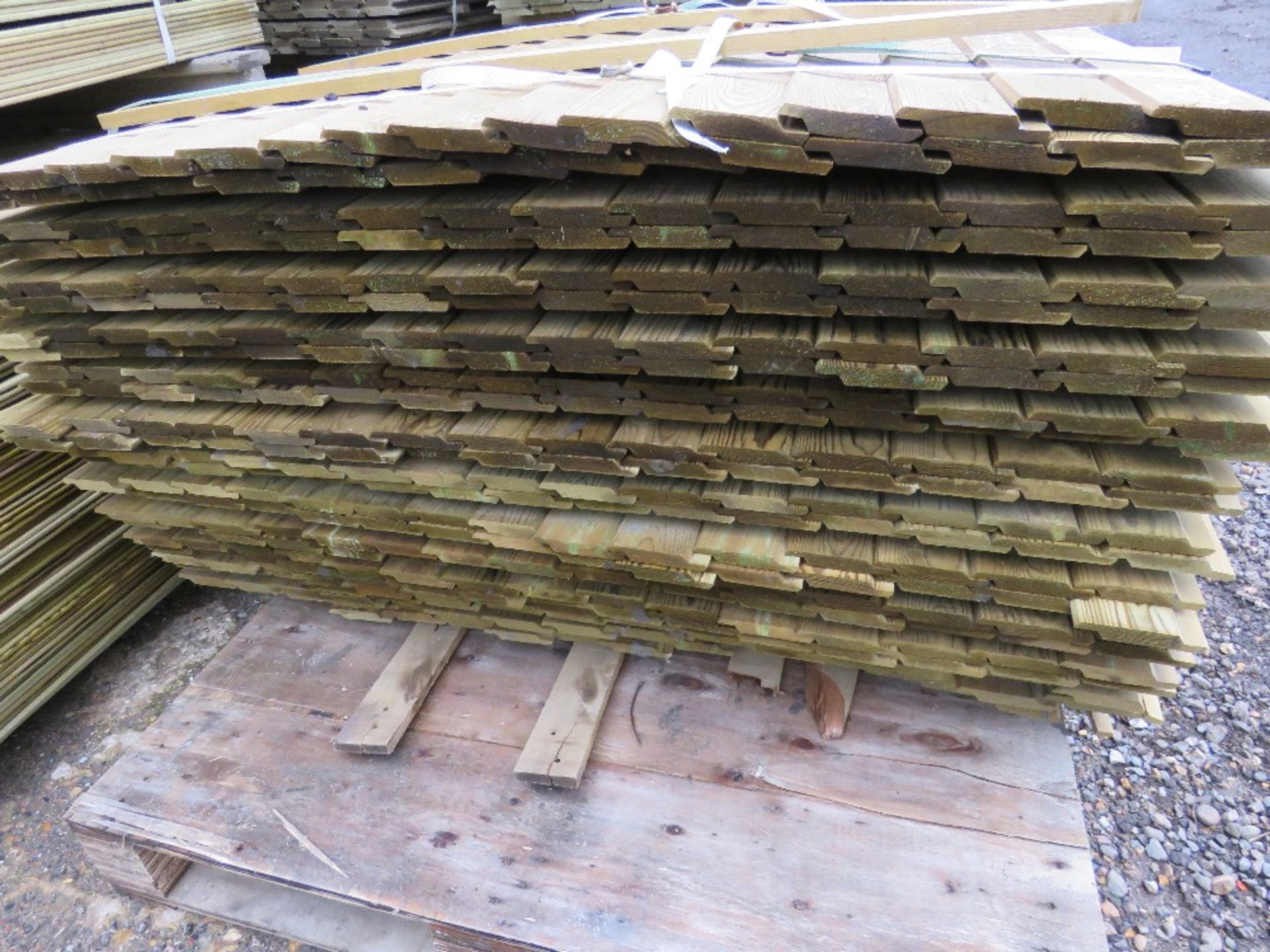 LARGE PACK OF SHIPLAP CLADDING TIMBERS, 0.81M X 0.10M APPROX. - Image 2 of 3