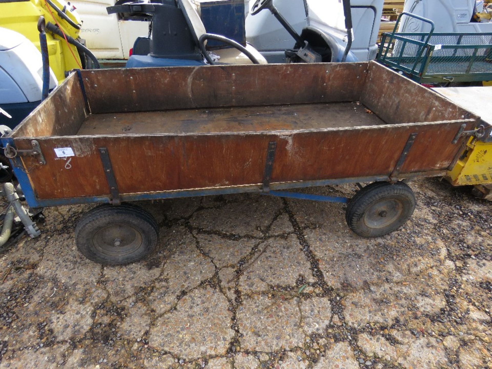 4 WHEEL DROPSIDE GARDEN TRAILER