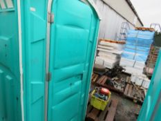 PORTABLE SITE TOILET WITH SINK.