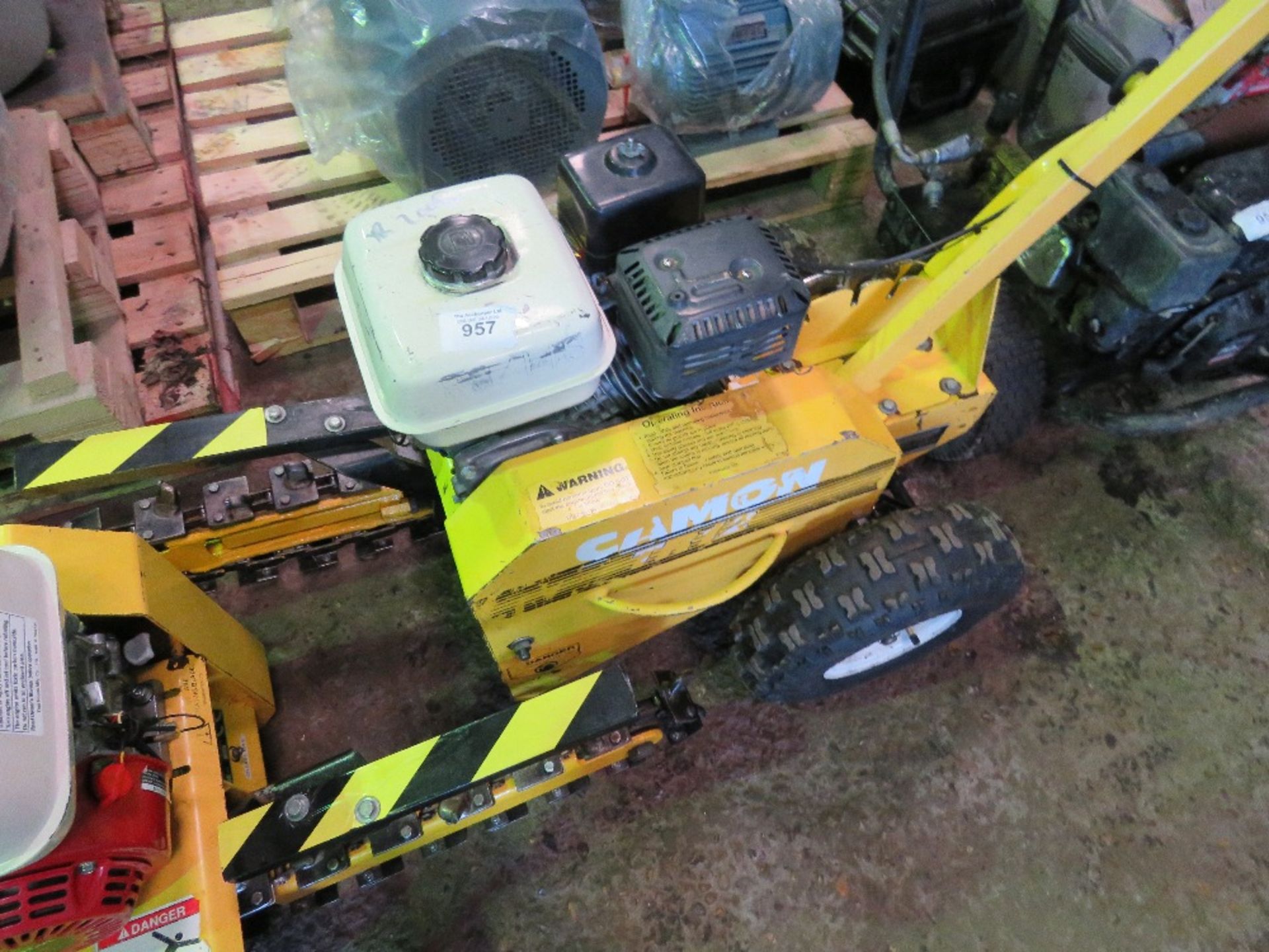 CAMON TR12 PETROL ENGINED CHAIN TRENCHER, YEAR 2008 BUILD. DIRECT FROM LOCAL COMPANY AS PART OF TH