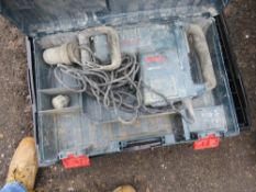 BOSCH 240 VOLT BREAKER DRILL, CONDITION UNKNOWN.