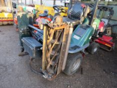 HAYTER LT324 4WD TRIPLE MOWER. 3693REC HOURS, YEAR 2009. REG:LK59 JFX WITH V5. WHEN TESTED WAS SEEN