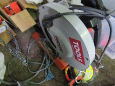 A RIDGID 230 VOLT METAL CUTTING SAW. SOURCED FROM DEPOT CLEARANCE DUE TO A CHANGE IN COMPANY POLICY.